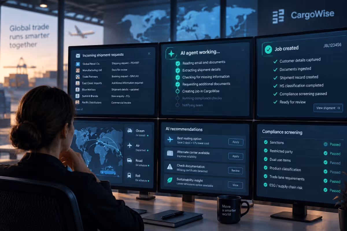 CargoWise: la IA transforma la gestión de transporte logístico